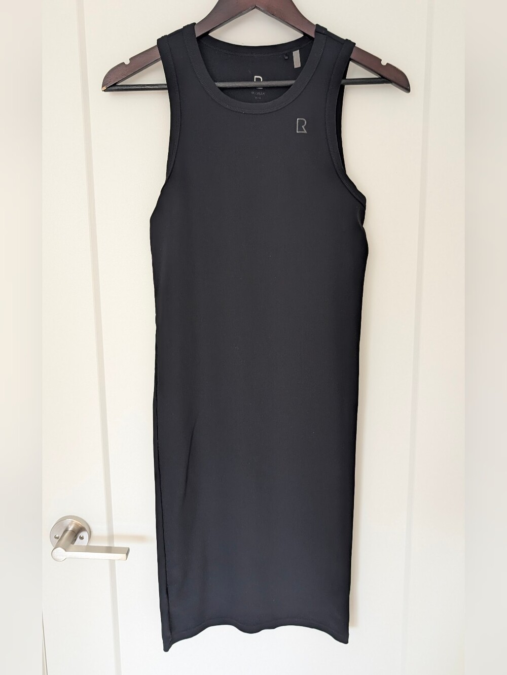 RUDSAK Sleek Black Sleeveless Tank Dress